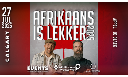 South African Events Presents Afrikaans is Lekker
